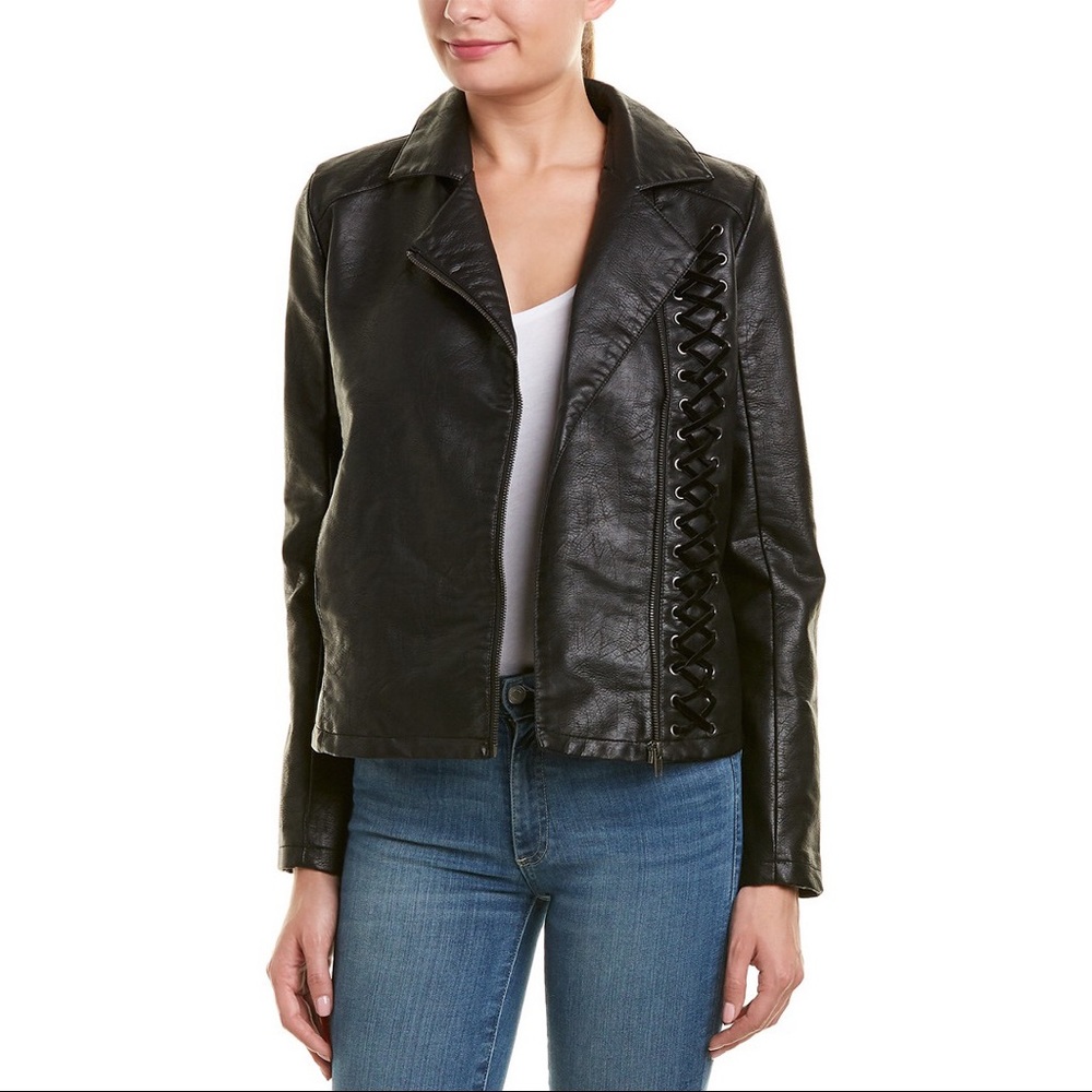 DESIGN HISTORY MOTO WITH VELVET LACEUP